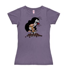 LOGOSHIRT - TV - Krtek - Der kleine Maulwurf - Hügel - T-Shirt Print Damen