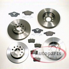 Bremsscheiben Ø 280 mm + Ø 260 mm + Beläge vorne hinten für Honda Accord VII