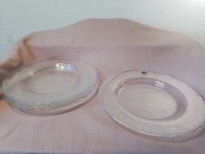 4 Teller,Dessertteller,Salatteller,Crystal,Kristallglas,Cristallin,Vintage