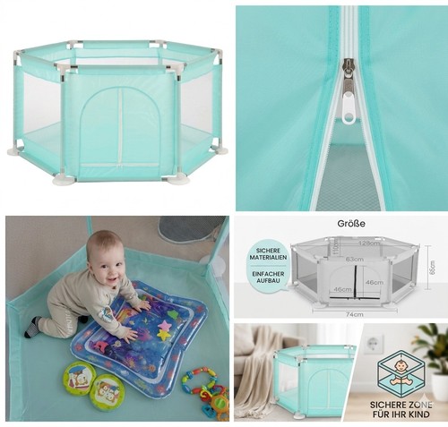 Baby laufgitter sechseckig - baby,