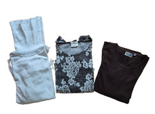 3 Pullover Patrizia Dini, Gr. S, 38  und M, weiß-grau, braun Kaschmir, Seide