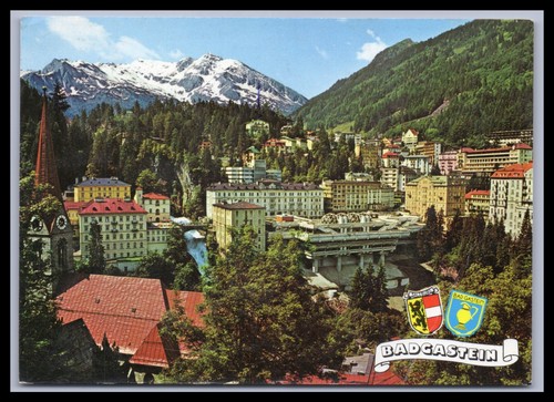 Ansichtskarte bad gastein - ansichtskarte,