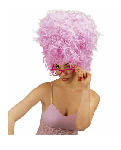 Brille 60er retro look - brille, pink