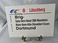 Zuglaufschild: EC 8