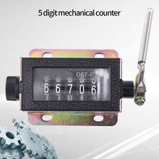 5-Digit Mechanischer Zähler Counter Zählwerk Ballenzähler mit Nullrückstellung✅