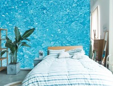 3D Blau Wasser Muster Q5479