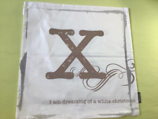 Kissenhülle Proflax neu Christmas Weihnachten 40 x 40 cm weiss grau beige