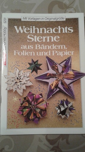 Bastelheft weihnachtssterne - bastelheft:,