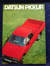 Datsun Pickup Pick up Prospekt Blatt 1982