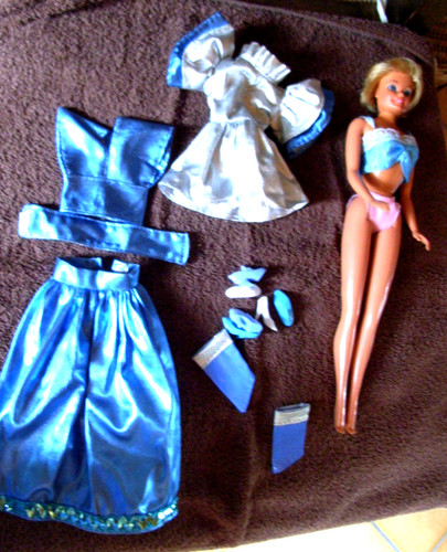 Barbie kleidung vintage 1 - -,