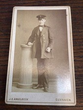 cdv Cuxhaven Uniformed Man