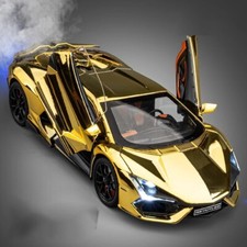 Lamborghini Revuelto 1:24 Modellauto mit Licht Sound Nebel Rückzug Metall