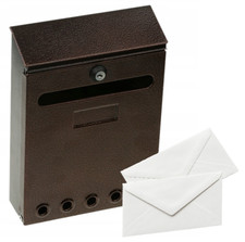 Briefkasten Kupfer antik