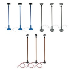 Bahnhofslampe Straßenlaterne für Anlage Garteneisenbahn Spur-G Beleuchtung