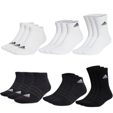 Adidas Socken Sneaker Quarter Sportsocken 3/6/9/12/18 Paar S-XL weiß schwarz