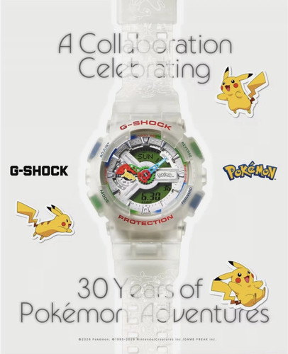 Casio shock pokémon - g-shock, x