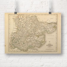 Karte von essex england 1793 - von,