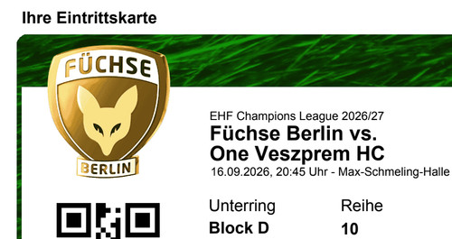 Premium tickets handball - premium,