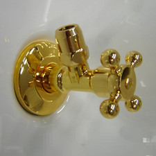 Eckventil GOLD Nostalgie