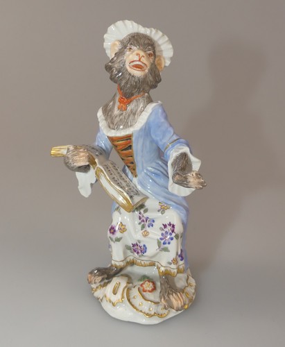 Meissen figur sängerin - ⚔,