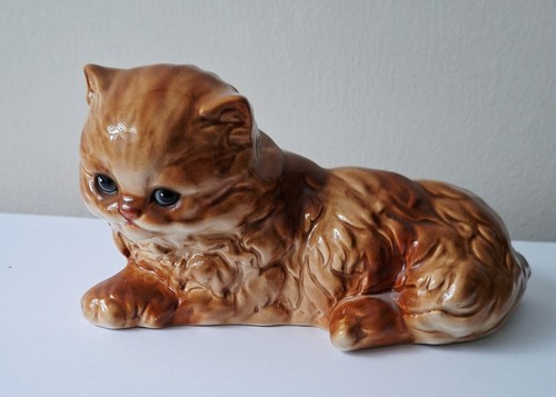Goebel porzellan katze - goebel, liegend