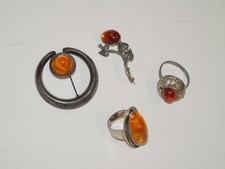 4 Teile Silberschmuck 835