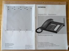 Siemens Megaset 950 Basis Bedienungsanleitung, Buch