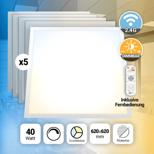 Led panel 62x62 - 5x,