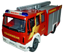 Cursor Werbemodell Metallmodell LKW Iveco Magirus HLF 16/20 Feuerwehr 1:43