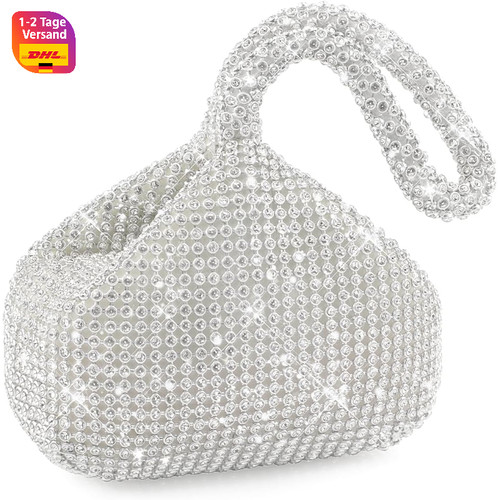 Abendtasche glitzernd mit - glitzernd,