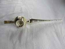 Alte Christbaumspitze aus Glas