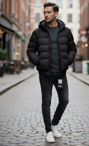 Steppjacke herren winterjacke - herren,