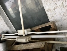 Antike Alte Industrieleuchte, Marke Norka Röhrenleuchte ,Groß, Original DDR