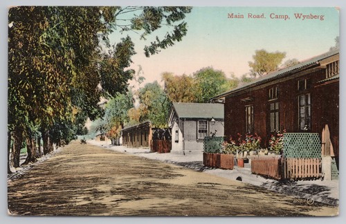 Postkarte antik main - main, road