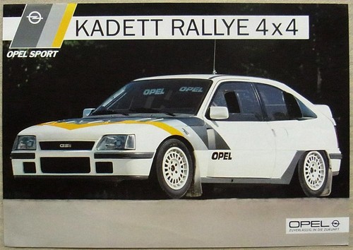 Opel kadett rallye 4x4 - opel,