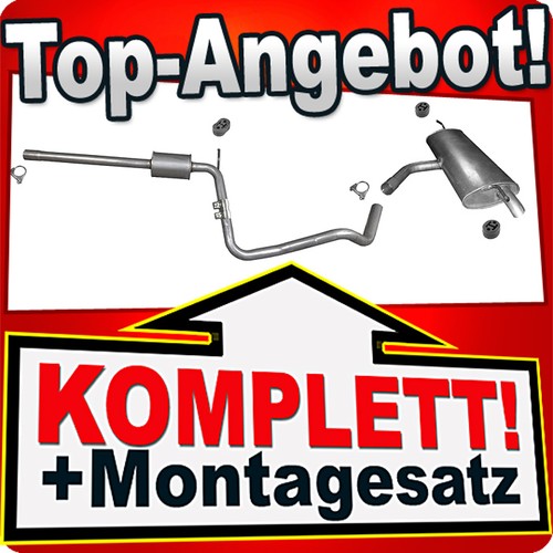Auspuff für golf vii - golf, 1.2