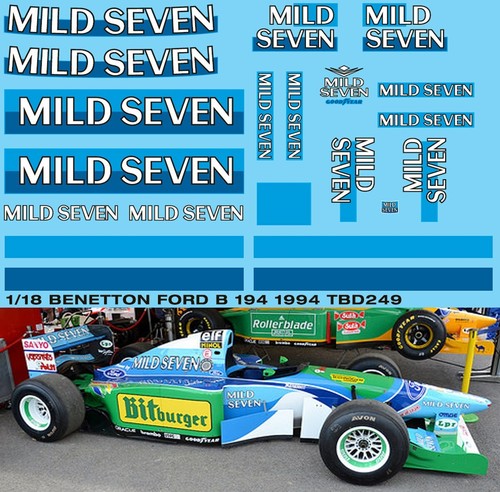 Decals für benetton ford - für,