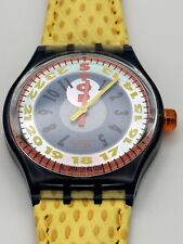 Swatch Stop Watch Yellow