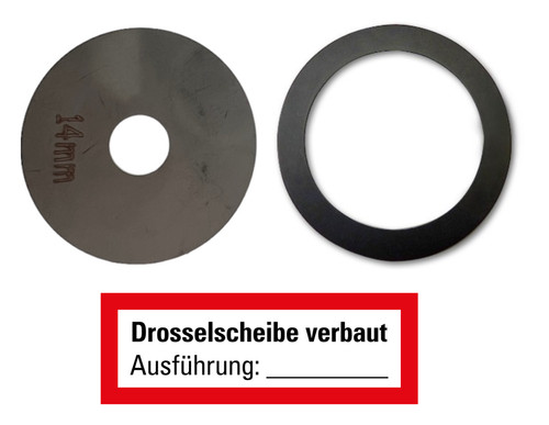 14mm drosselscheibe - 14mm,