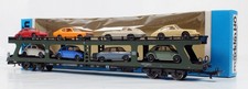 H0 Märklin 4074 Autoreisezug-Transportwagen DDm 915 DB Epoche IV Mit PKW, OVP