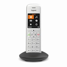 Gigaset CE575 HX Silber/Schwarz DECT/GAP für DECT Router BRANDNEU
