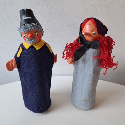 Vintage handpuppen - vintage,