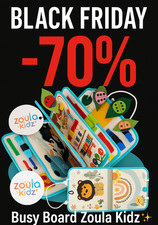 💗Montessori Sensorisches Busy Board auf Deutsch 8 Seiten Babyreise ab 1-3 Jahre