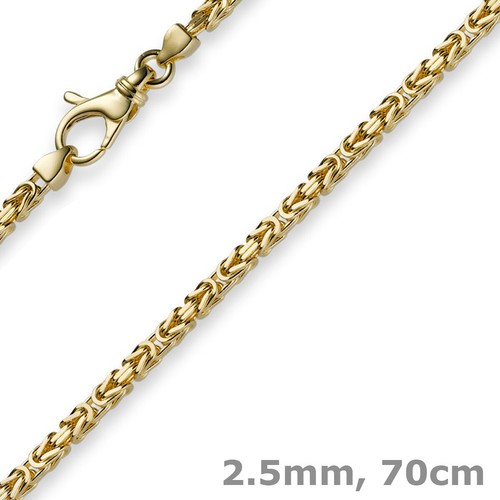 5mm kette halskette - 2,5mm,