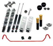 NJT Gewindefahrwerk Härteverstellbar Stabi Domlager für VW Golf 4 1J Audi A3 8L