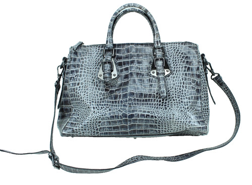 Business tasche krokolook - krokolook, grau