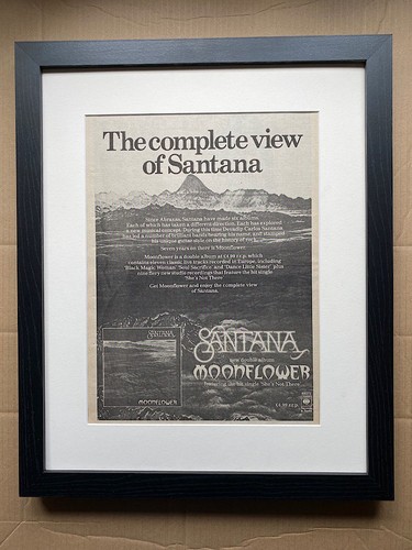 Santana moonflower - santana, (b)(framed)