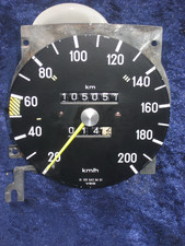 Tacho Kombiinstrument Mercedes W123 200 km/H 1235423401 geprüft 105051 km
