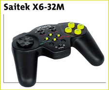 Saitek Joypad X6-32M ⭐ Gamepad / Controller ⭐ Retro ⭐ Rarität