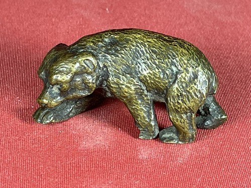 Wiener bronze bär skulptur - bronze,